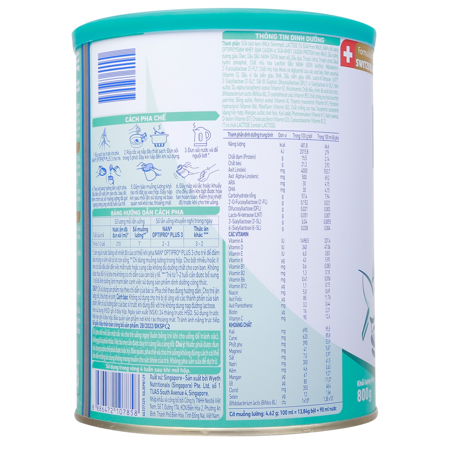 sua bot nestle nan optipro plus so 3 5hmo 800g3