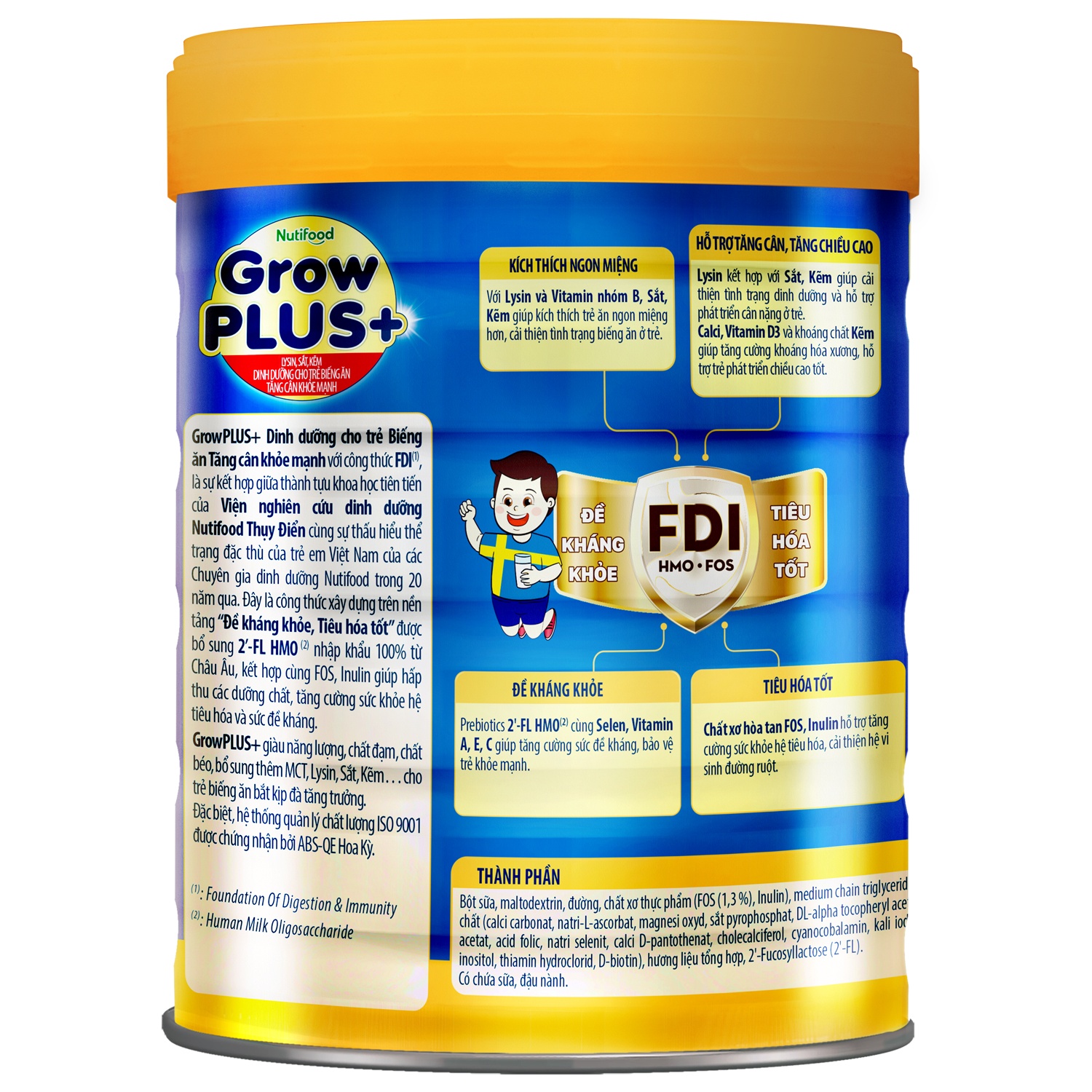 sua bot nutifood grow plus xanh 2 900g 2