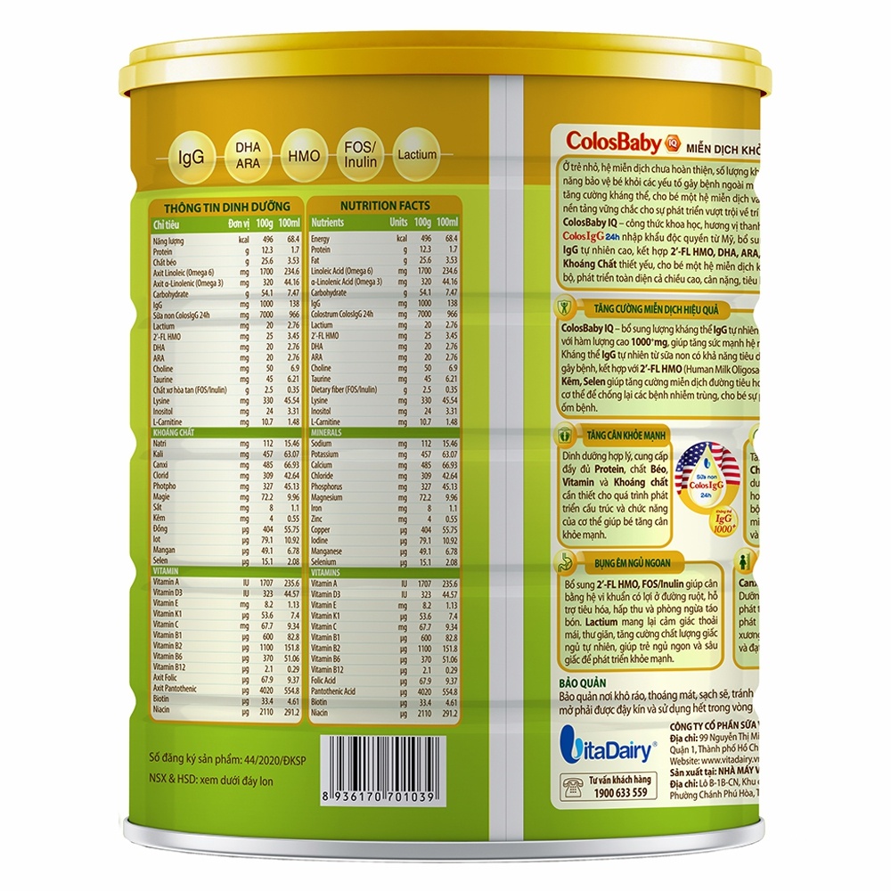 sua colosbaby iq gold 0 800g 0 12 thang 1 