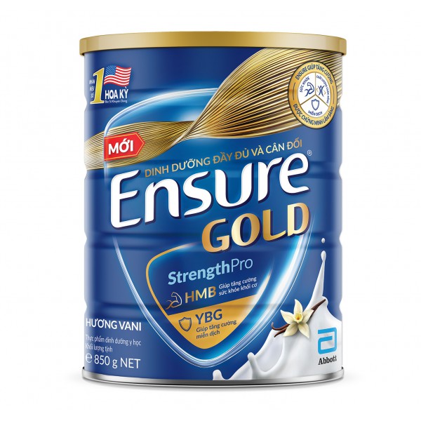 Sữa Ensure Gold hương Vani 850g 