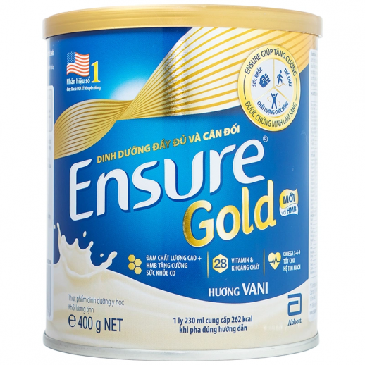 Sữa Ensure Gold 400g hương Vani của Abbott