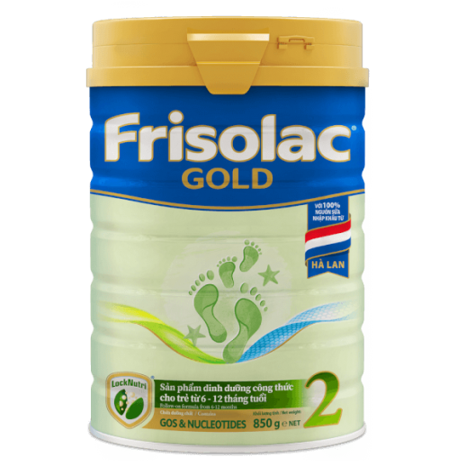 Sữa Frisolac Gold số 2 850g cho bé từ 6-12 tháng