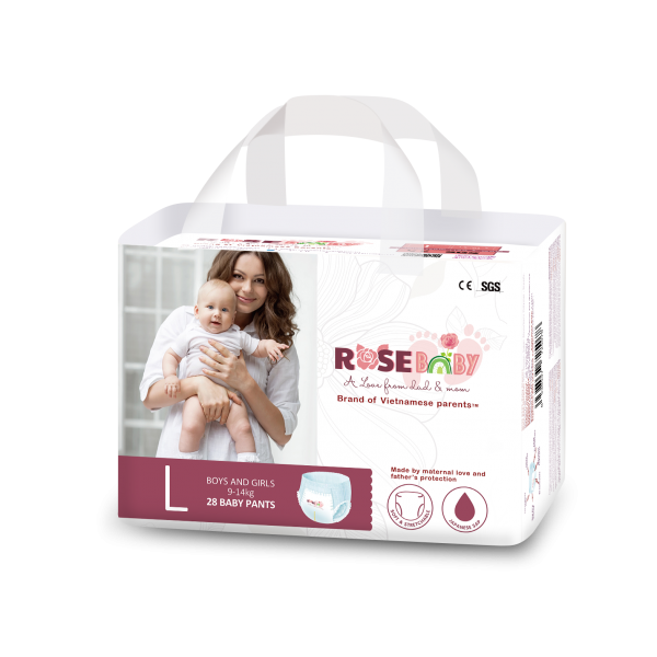Tã quần Rose Baby Size L28