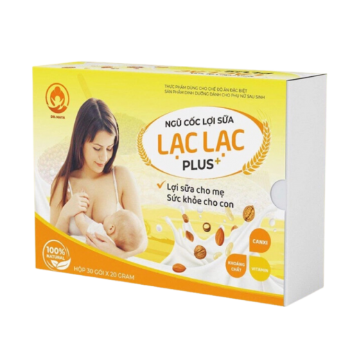 Ngũ cốc lợi sữa Lạc Lạc Plus (mẫu mới 39 hạt không đậu nành) 