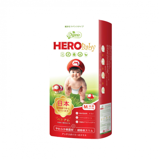 Tã quần Hero Baby M50 (6-11KG) 