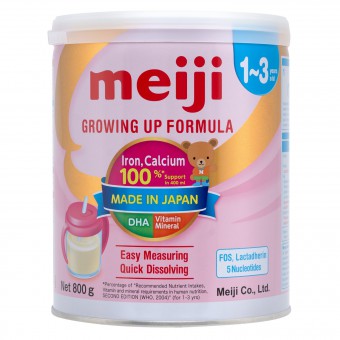 Sữa Meiji Growing Up Formula 800g nhập khẩu cho bé 1Y-3Y