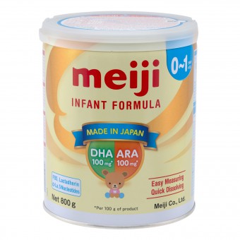 Sữa Meiji Infant Formula 800g nhập khẩu cho bé 0-1Y