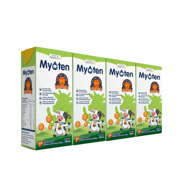 Sữa tiệt trùng có đường MYOTEN 110ml/180ml